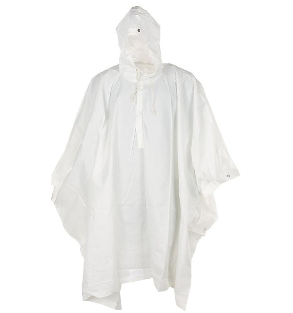 Äkta schweiziska armé vit kamouflage poncho huva cape vinter camo militär ny
