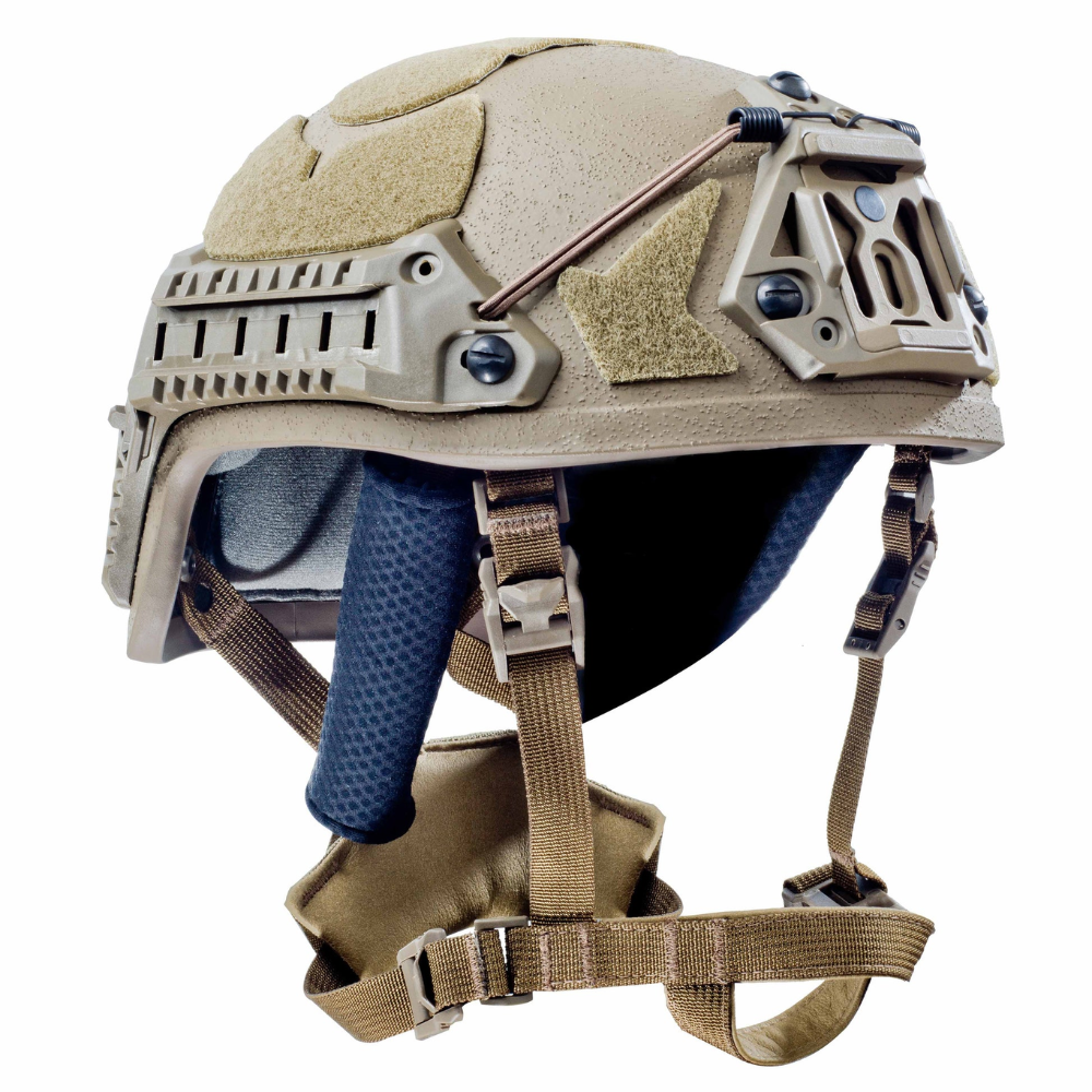 Šestan-Busch BK-ACH-HC Modern ballistisk hjälm High Cut Level IIIA sidoskenor