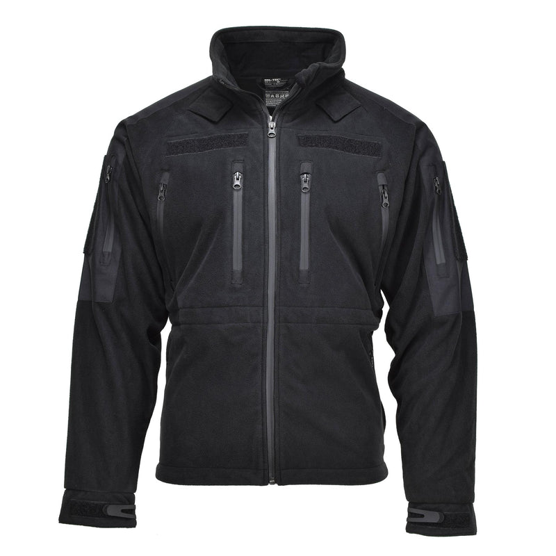 Mil-tec fleece jacka kall väder termisk vandring aktivt kläder vattenbeständig