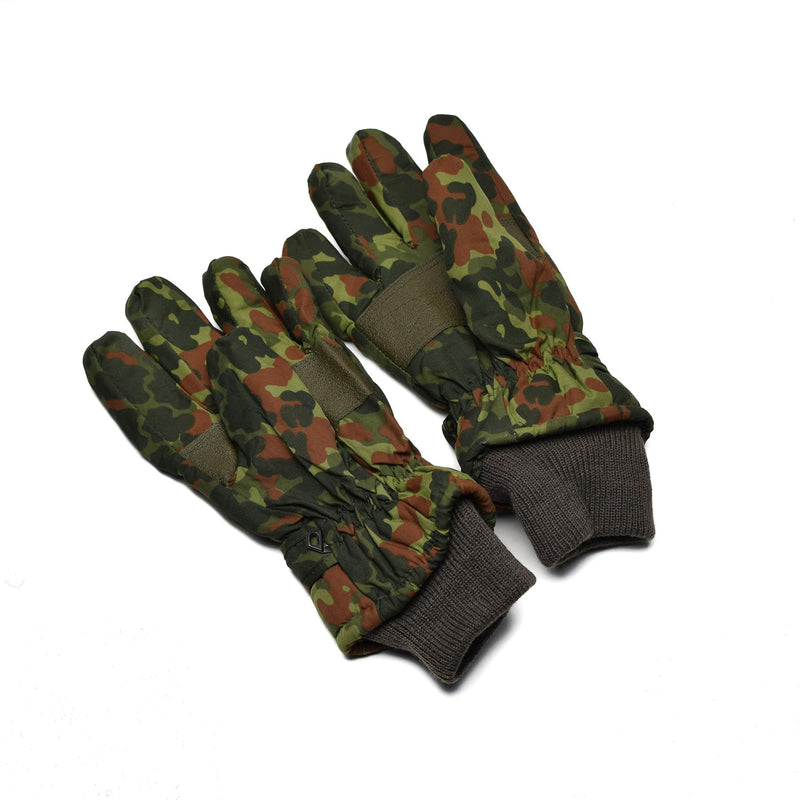 Märke Thinsulate handskar vinter skogsmark flecktarn olivkamouflage