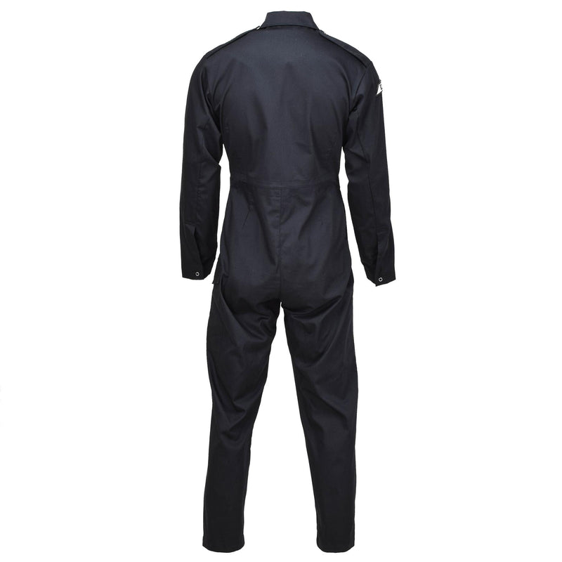 Original British Military Mechanic Coverall Workwear Uniform Work Jumpsuit Black