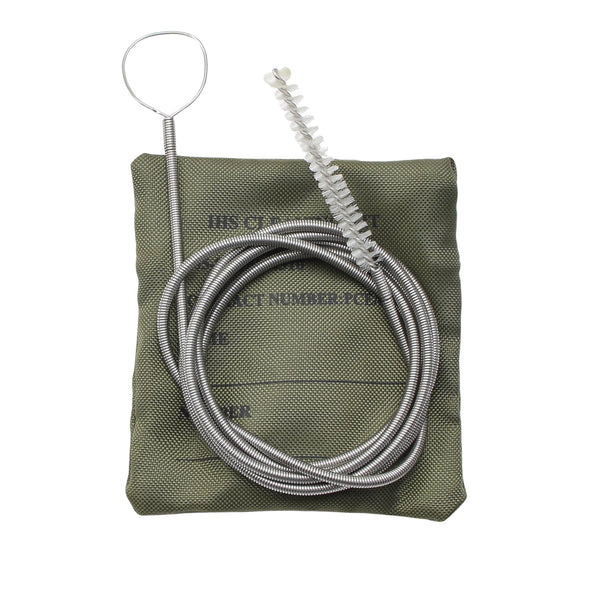 Original British Army Green Metal IHS Individuell rengöringssats Kompaktstorlek Nytt