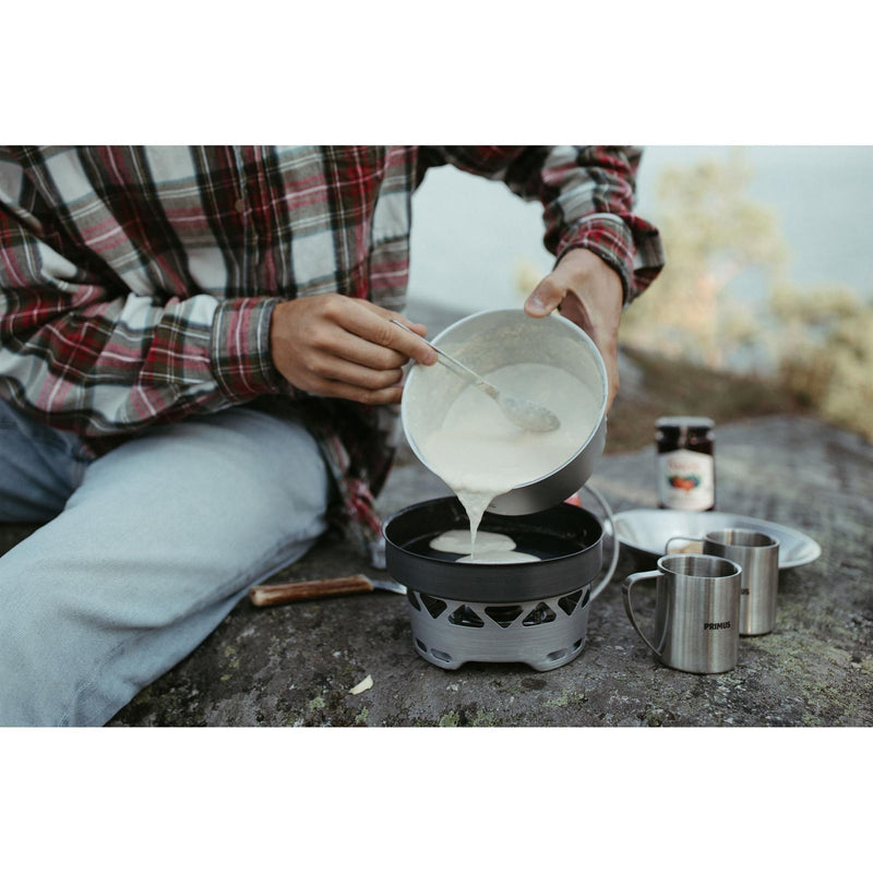 Primus Essential spisuppsättning 1.3L camping vandringspanna Pan Lightweight Cooking Set