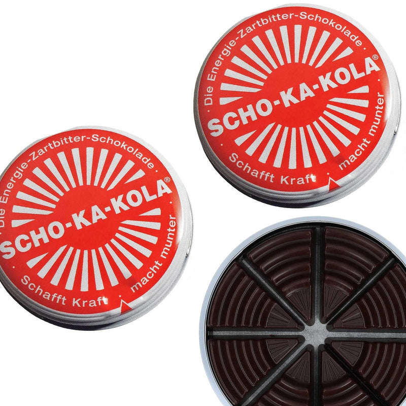 Tysk energi Dark Chocolate Scho-ka-Kola koffein & cola mutter 100 g tennburk