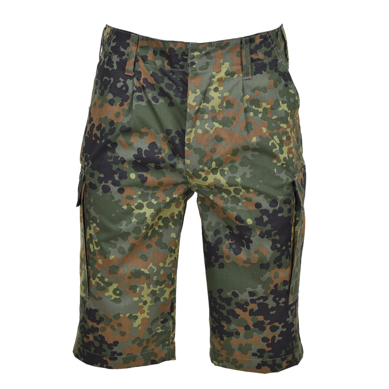 Leo Kohler knälängd shorts militär personal Bermuda flecktarn kamouflage