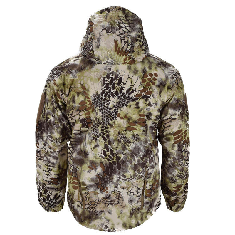 Mil-tec varumärkesjacka hardshell vattentäta män regn redskap mandra® camo herrkläder