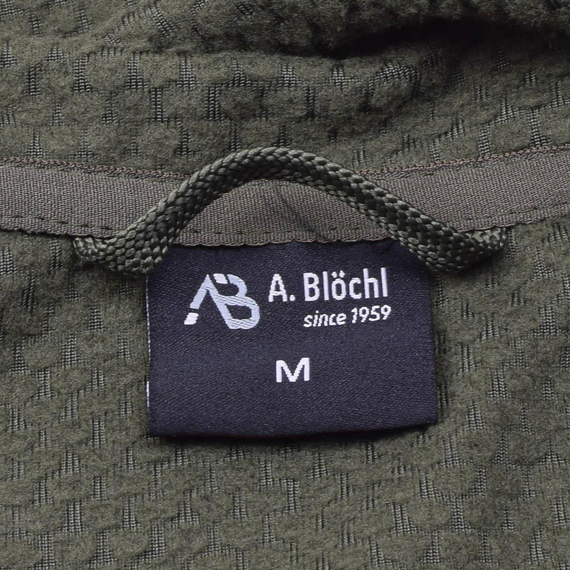 Blochl Brand Military Style Fleece Thermal Jacket huva förstärkt Olive New