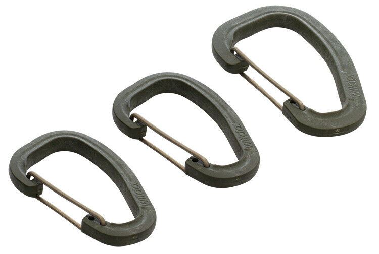 Äkta Wildo -tillbehör Carabiner Set Od 3st Lightweight Robust Clips