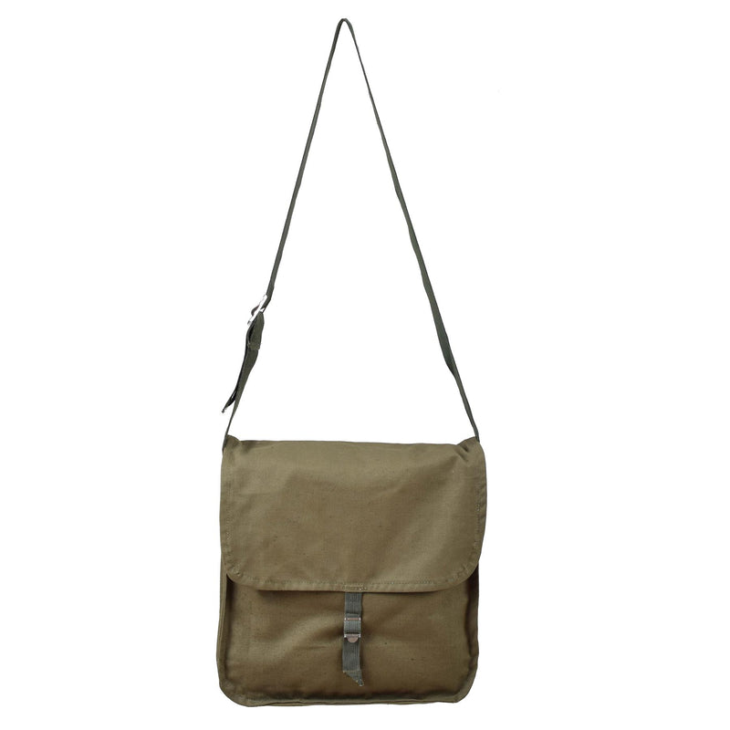Original Bulgarian Army Olive Shoulder Bag Justerbar rem utomhusresor Ny