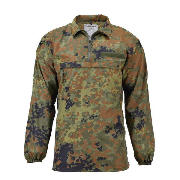 Tacgear Brand Wind Shirt Lightweight Flecktran Camo Ripstop Smock Camping vandring