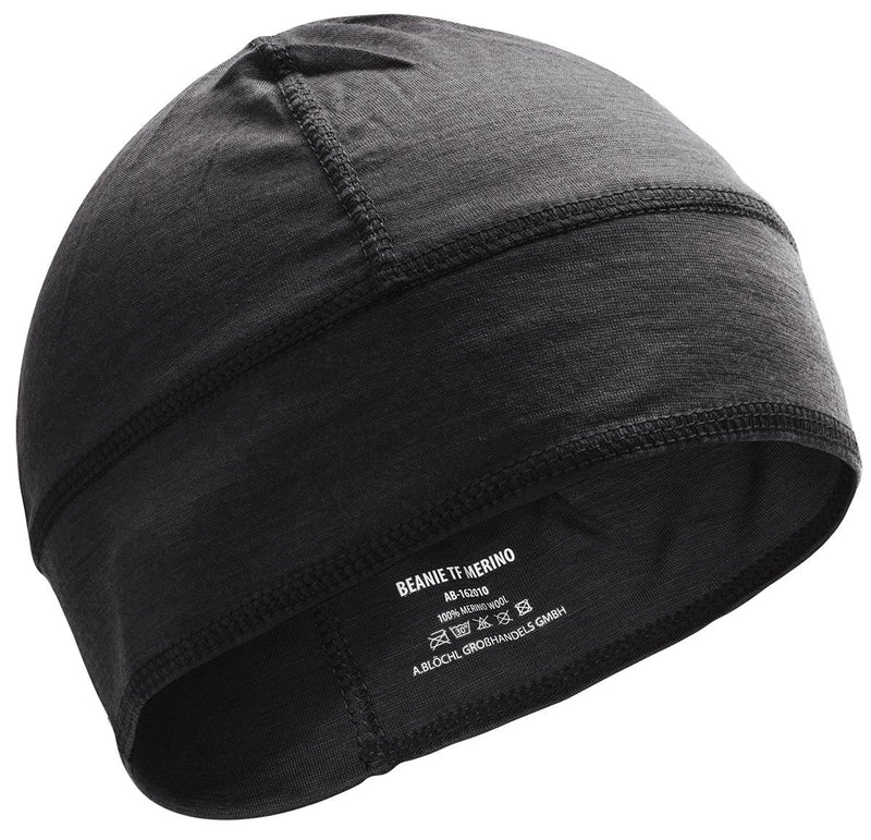 Blochl Brand Military Style Beanie Merino Wool Hateble Watch Hat Black New