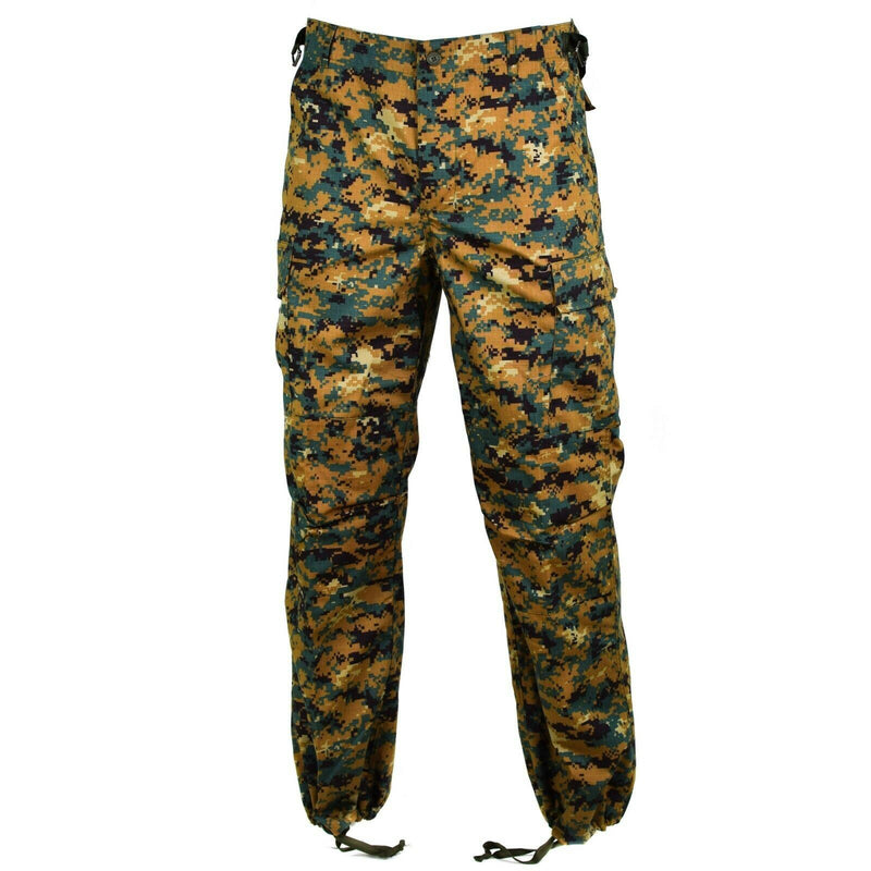 Äkta Guinee Bissau Army Pants Ripstop Digital Savana Camo Militärutgåva Ny