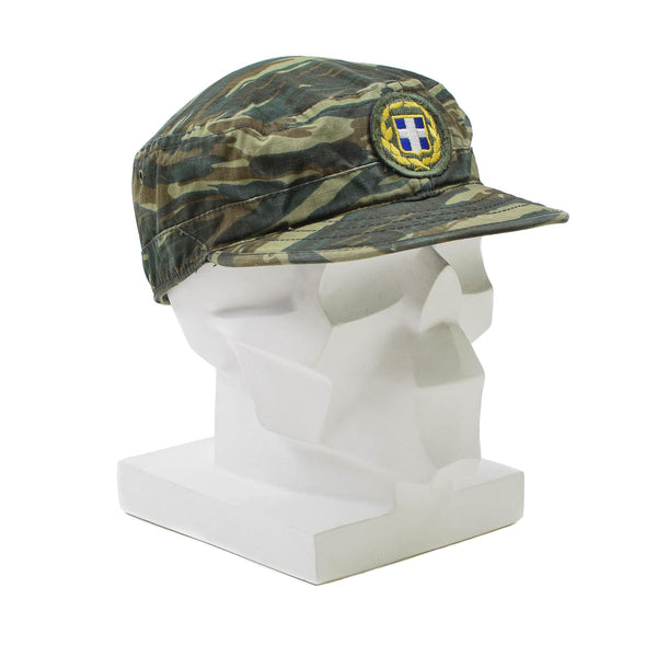 Original grekiska arméfält trupper mössa ödla camo lätt militär sommarmössa
