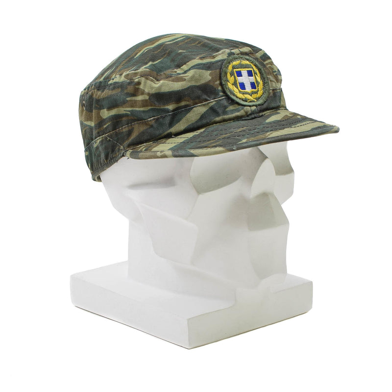Original grekiska arméfält trupper mössa ödla camo lätt militär sommarmössa