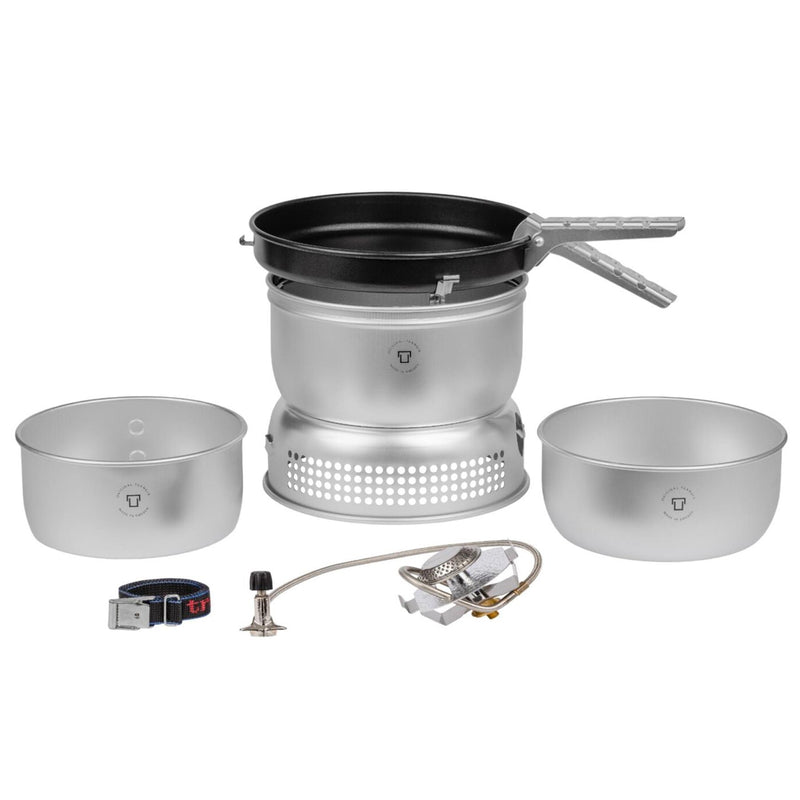 Trangia spis uppsättning 1,75L Pot Pan Aluminum Ultralight utomhus vandringssats