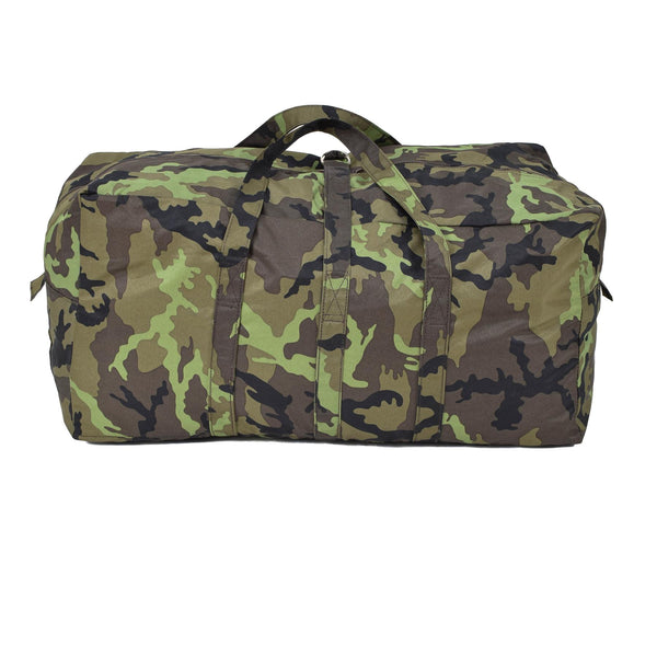 Original tjeckisk militär duffle -väska M95 Camo sportkläder väska rese handväska ny