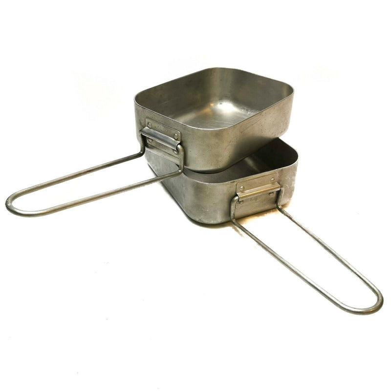 Original Dutch Army Aluminium Mess Tins Mess Kit Cooker Military Bushcraft Gear