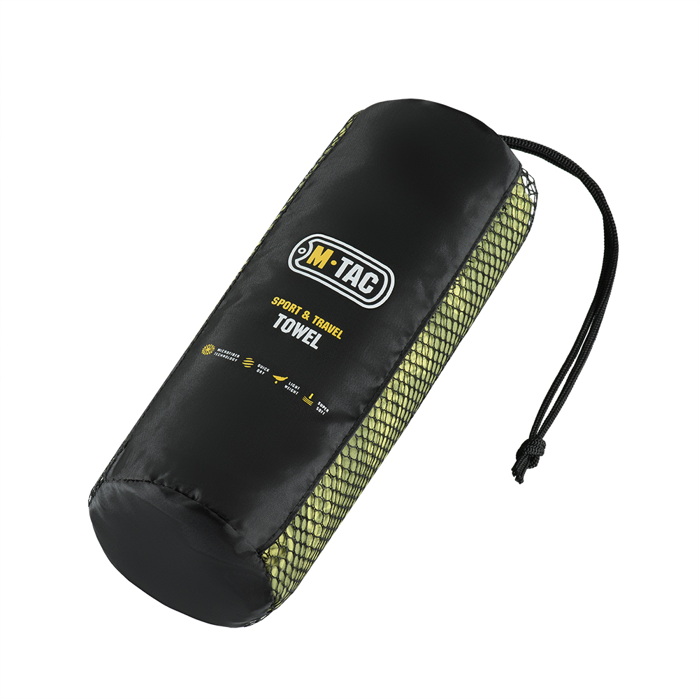 M-TAC Mikrofiberhandduk 150x75cm Snabbtorkande Utomhusresor Camping Grön