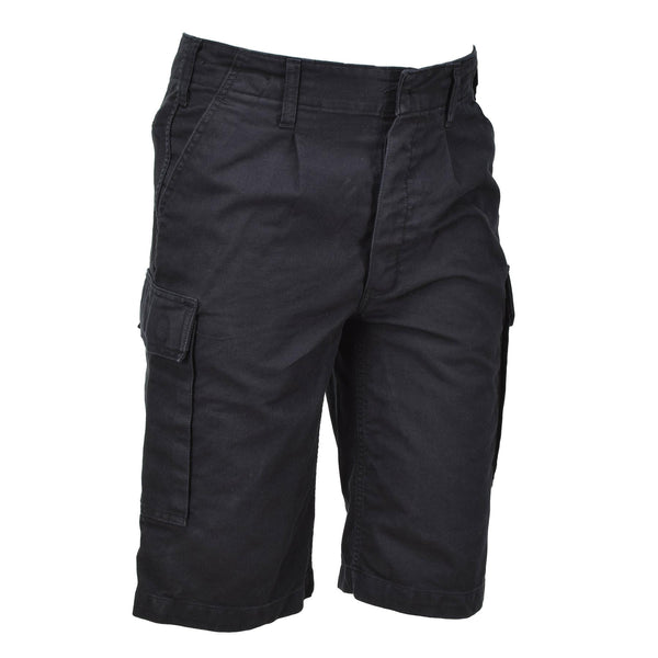 Leo Kohler Militär personal Bermuda Shorts knälängd vandringshorts svart