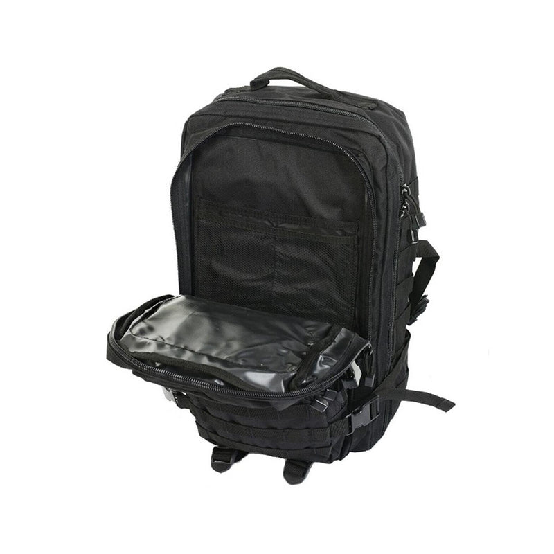 Mil-Tec U.S. Assault 36L ryggsäck Trekking Rucksack vandring utomhus dagpack svart