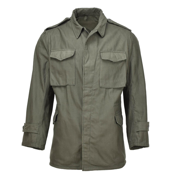 Äkta grekiska militär M65 Field Jacket USA Typ Olive Army Uniform Surplus New
