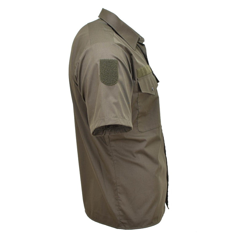 Original Österrikisk arméskjorta M65 Lätt strid Kort ärm Olive BDU NYTT