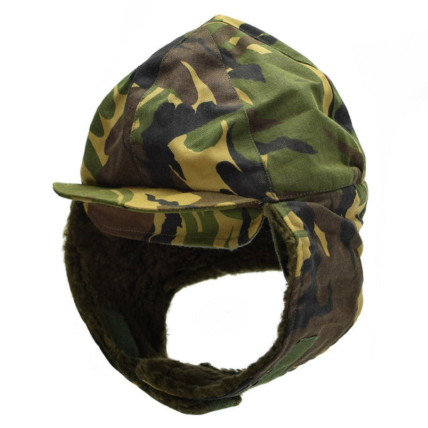 Äkta Holland Dutch Army Cap Military Winter Hat Camouflage