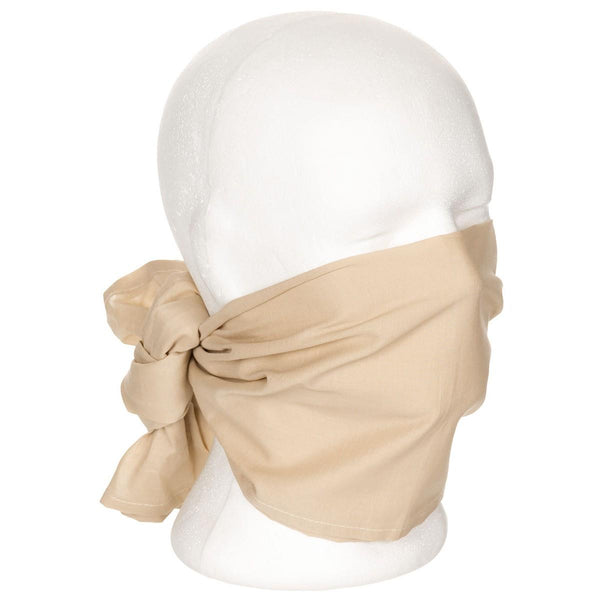 Äkta British Army Desert Scarf Khaki Bandana headwrap 105x40cm 41 "x16" Ny