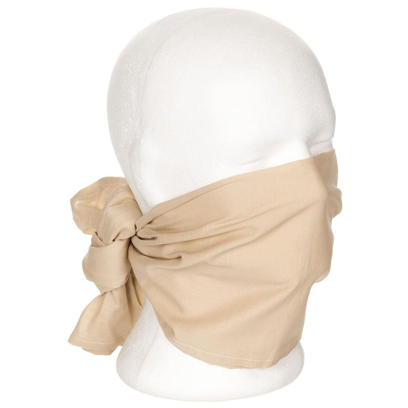 Äkta British Army Desert Scarf Khaki Bandana headwrap 105x40cm 41 "x16" Ny