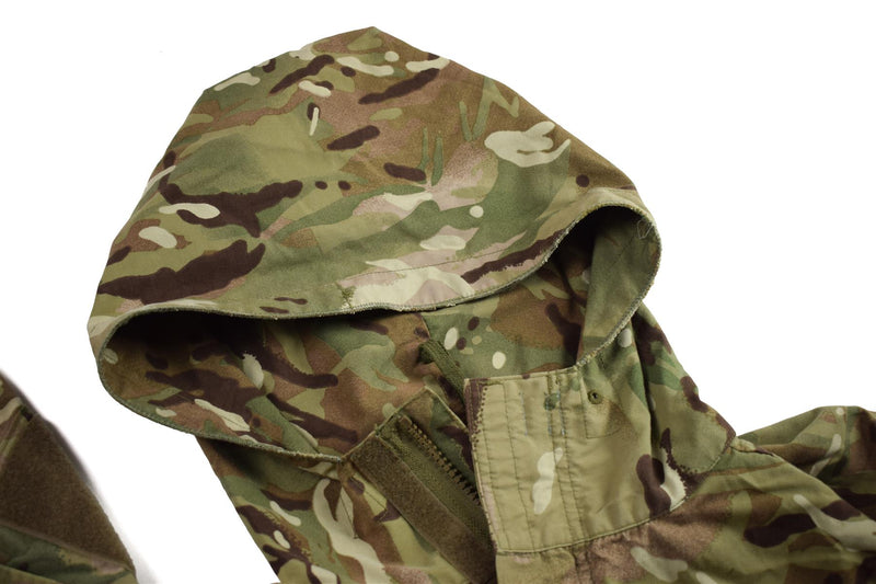 Äkta brittiska arméns militära strid mtp jacka parka smock vindtät huva