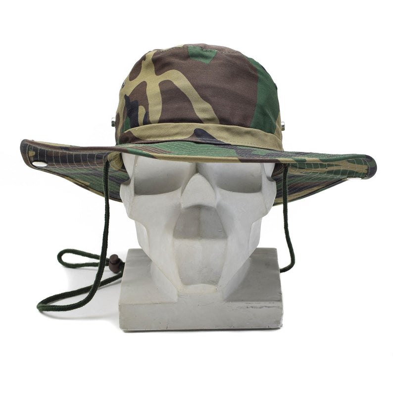 Mfh märke militär bush stil hatt sommar panama djungel hink cap woodland ny