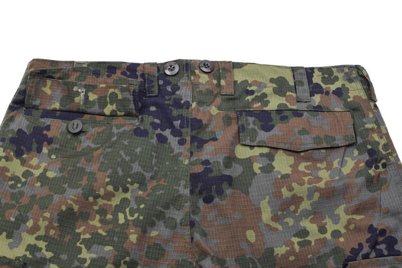 TACGEAR Brand German Army Style Field Pants Cargo Combat Flecktran Camo Ripstop
