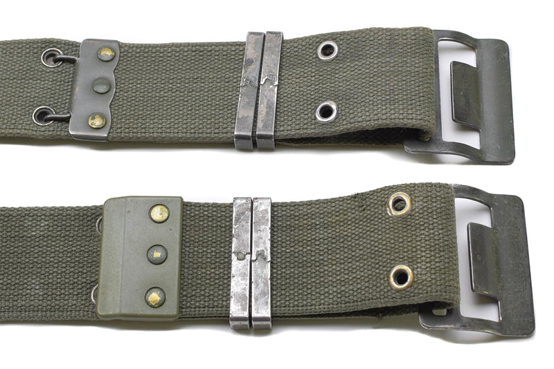 Original French Army Navy Webbing Belt Famas Olive OD Web France Military New