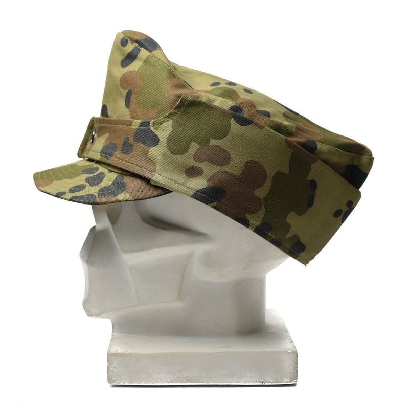 Äkta rumänska arméfält Cap M93 Combat Bdu Hat Camo Leaf Military New
