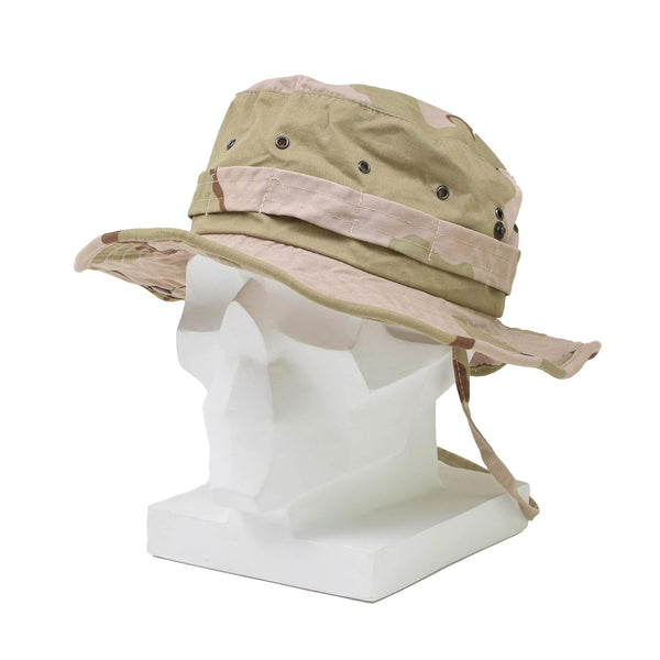 Original Dutch Military Boonie Hat DPM Desert Camo Wide Brim Summer Hat Ny