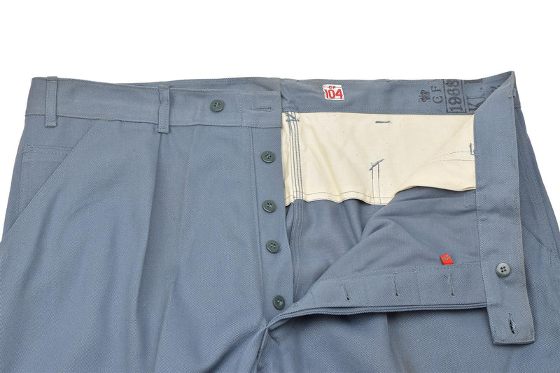 Original danska militära byxor Casual Danmark Army Personal Byxor Blue New New New