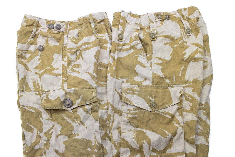 Original British Army Desert Pants Lightweight Combat Byxor Militäröverskott