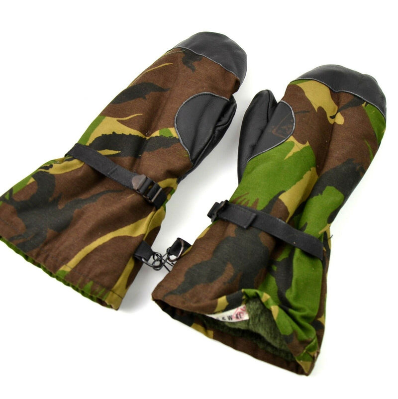 Original Dutch Army DPM Woodland Camo Mantens. Nederländerna militära handskar