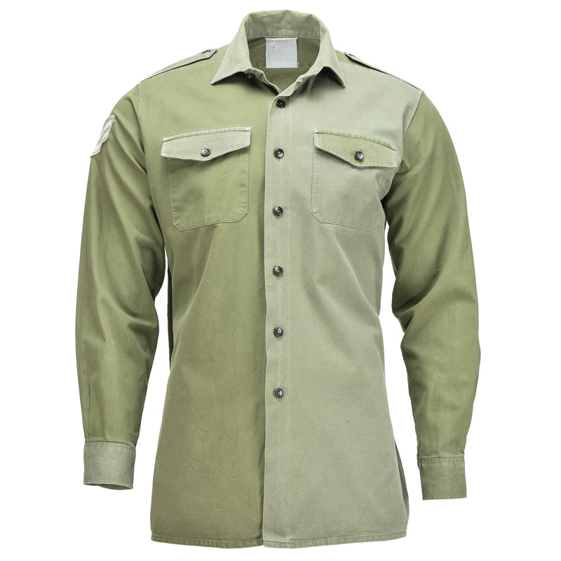 Original British Army Shirt O.D Grön militärtjänst långärmad BDU BDU