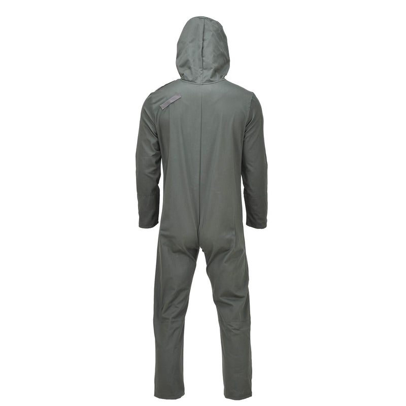 Äkta franska militära flygvapen Coverall Crew Cold Weather Hooded Jumpsuit Ny