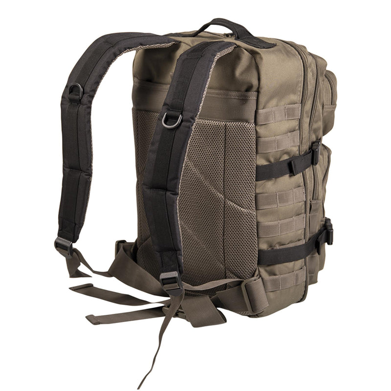 Mil-Tec U.S. Assault Ranger ryggsäck Olive Black 20L vandringsvandring dagpack