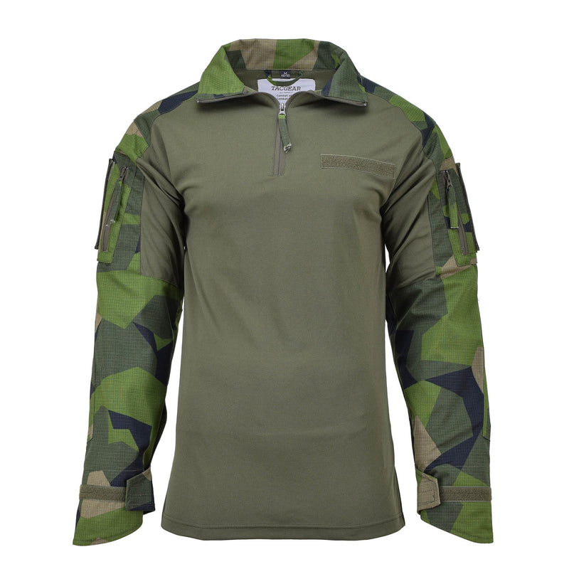 Tacgear Brand Swedish Military Style Combat Shirts Field Splinter Camo Underwear