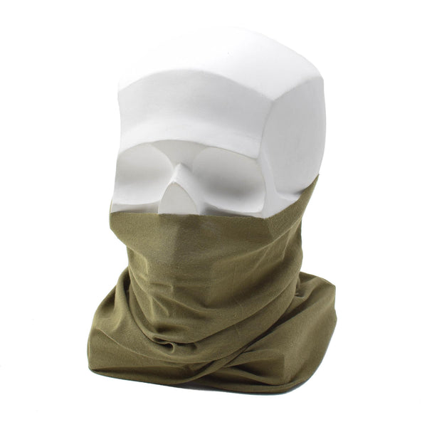 Original British Military Olive Neck Gaiter andningsbara halsdukar snabbtorkande nya