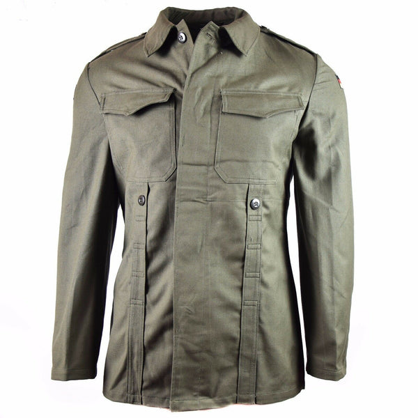 Original German Army Molskin Jacket. Vintage BW Army Field Olive Drab Jacket