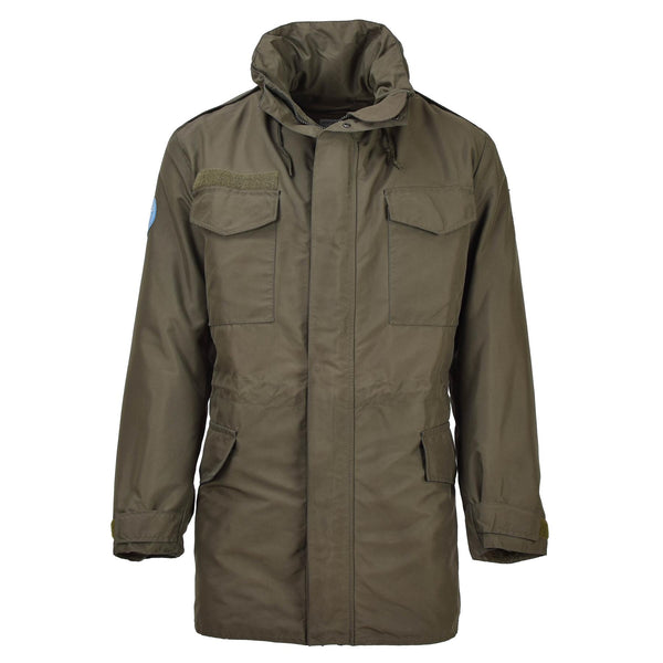 Original Österrikisk militär Gore-Tex Parka W Liner Rain Jacket Casual Formal