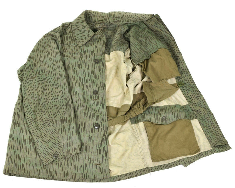 Original tjeckiska arméns militära strid M60 Field Jacka Parka Rain Drop Camouflage