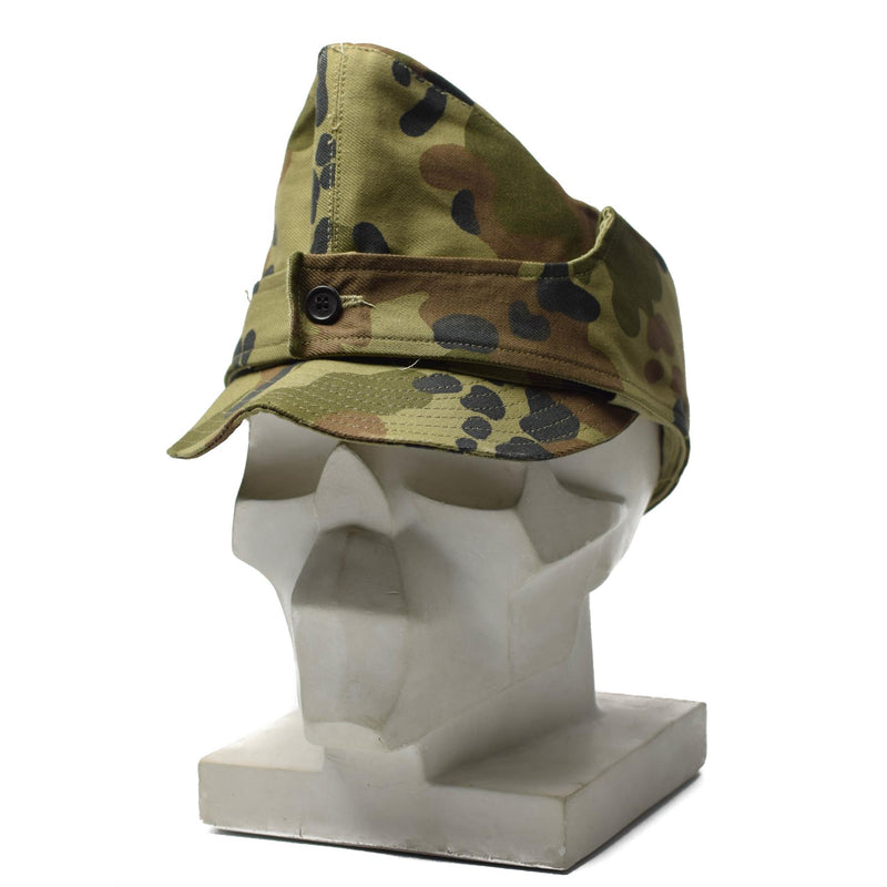 Äkta rumänska arméfält Cap M93 Combat Bdu Hat Camo Leaf Military New