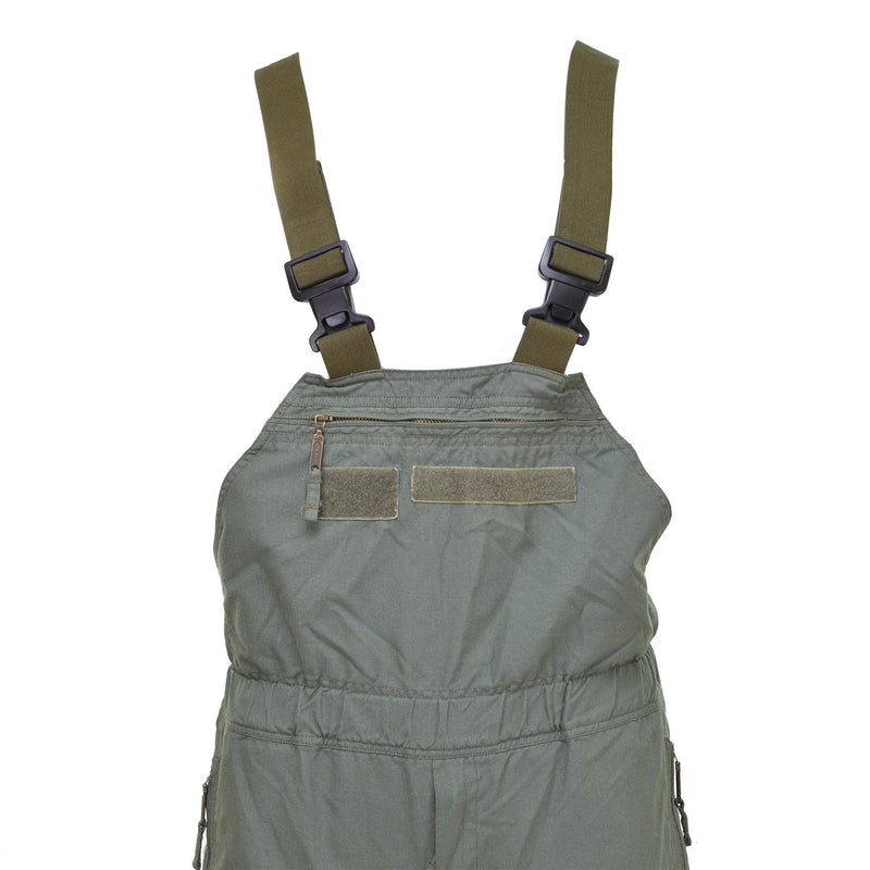Original tjeckiska arméhaklappar flambeständiga aramid militära överskottsbyxor