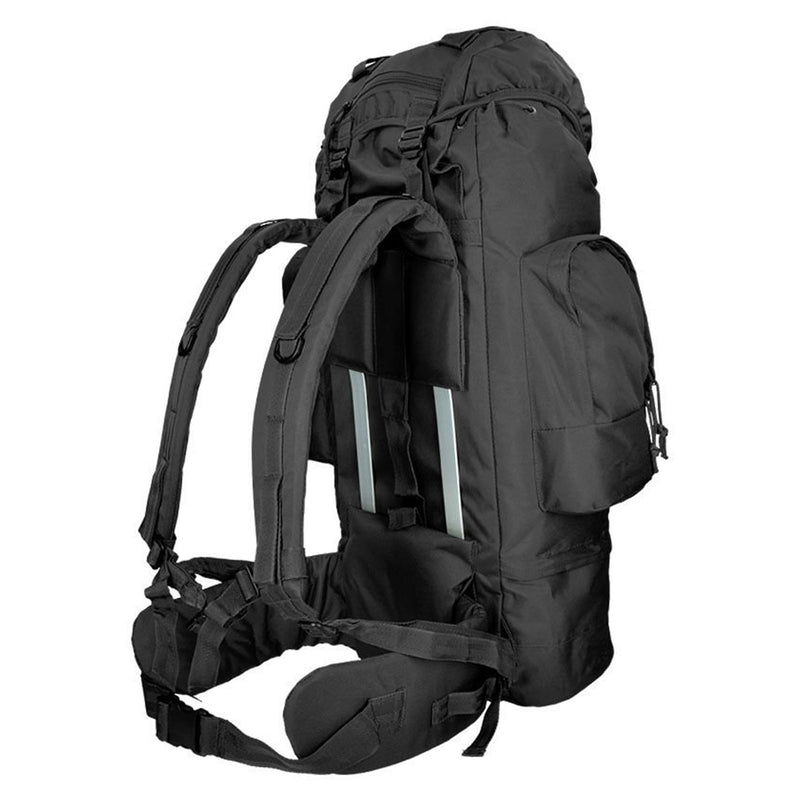 Mil-tec ranger taktisk ryggsäck vandring camping vandring dagpack 75l svart väska