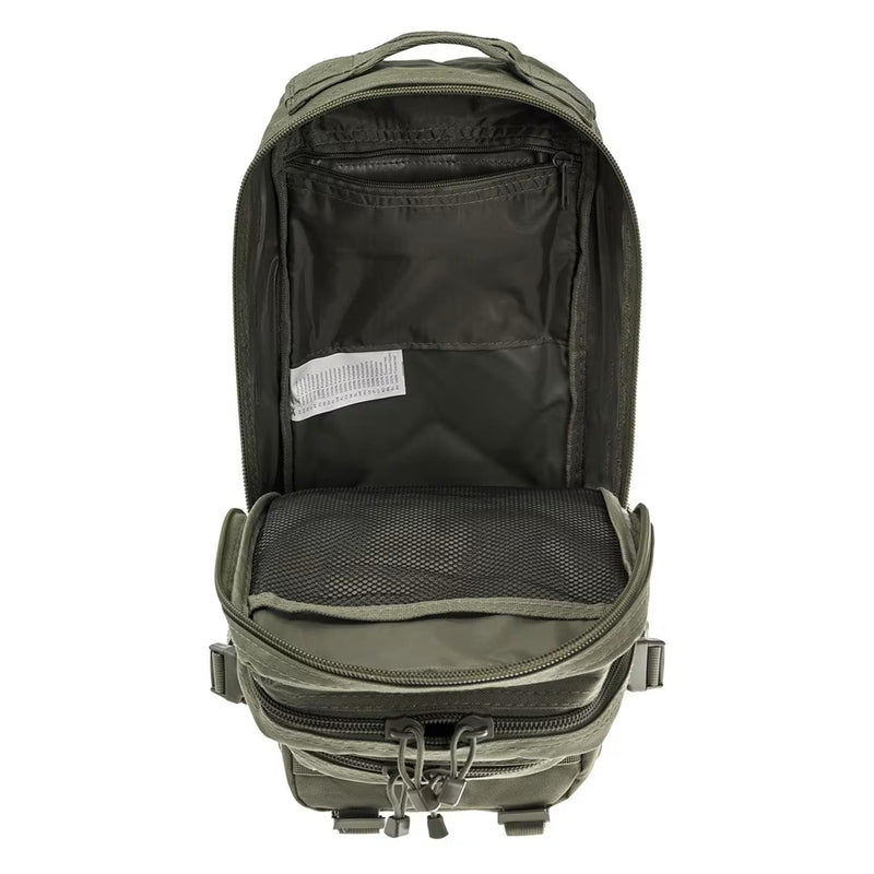 MIL-TEC U.S. Assault Style Tactical Ryggsäck 20L Vandring utomhus Daypack Olive